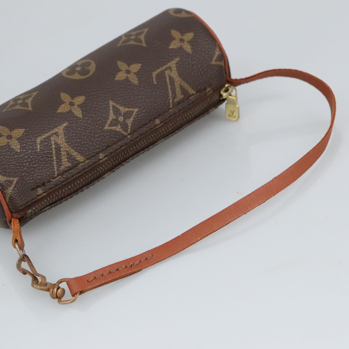 LOUIS VUITTON Monogram Papillon Pouch LV Auth 98758