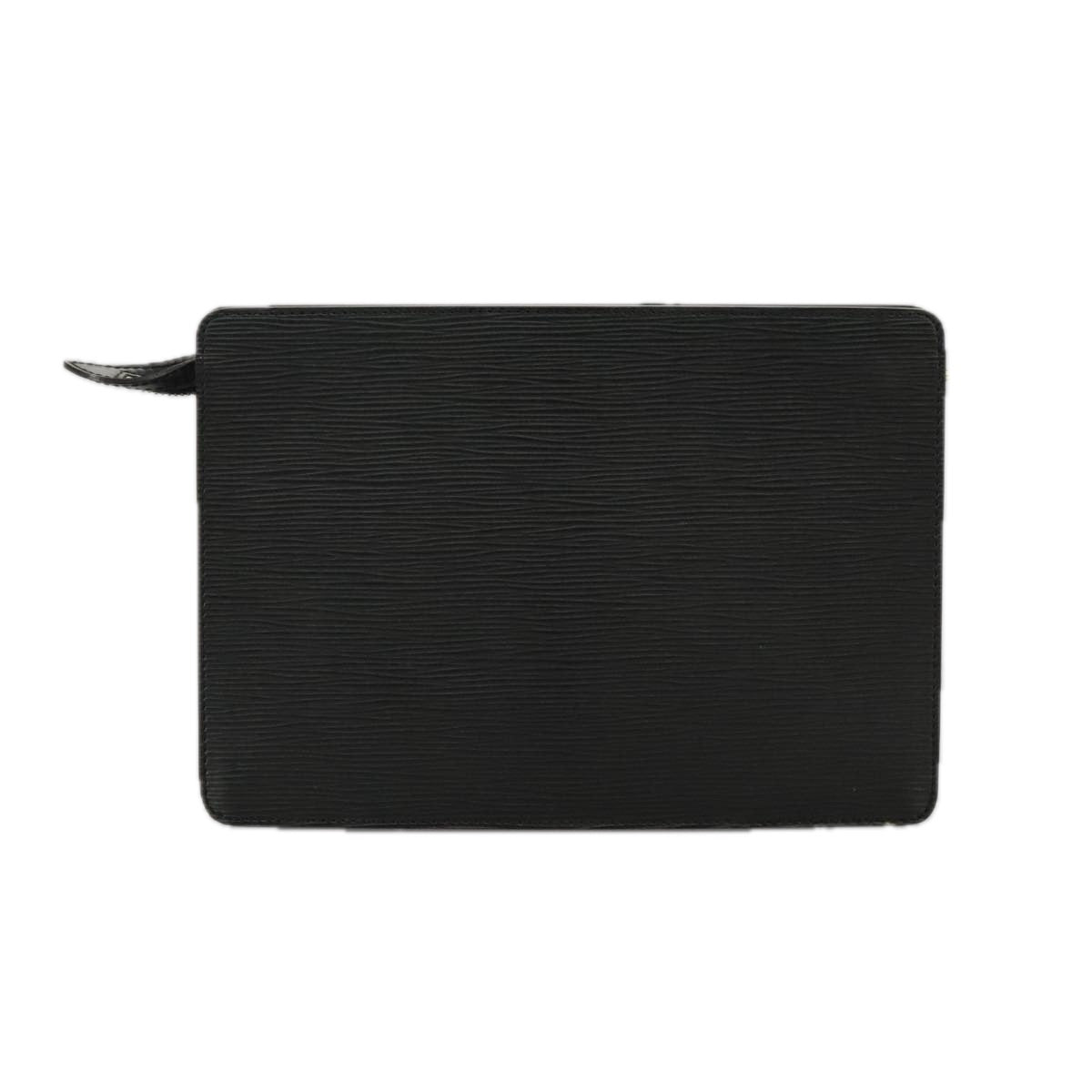 LOUIS VUITTON Epi Pochette Homme Clutch Bag Black Noir M52522 LV Auth 98877