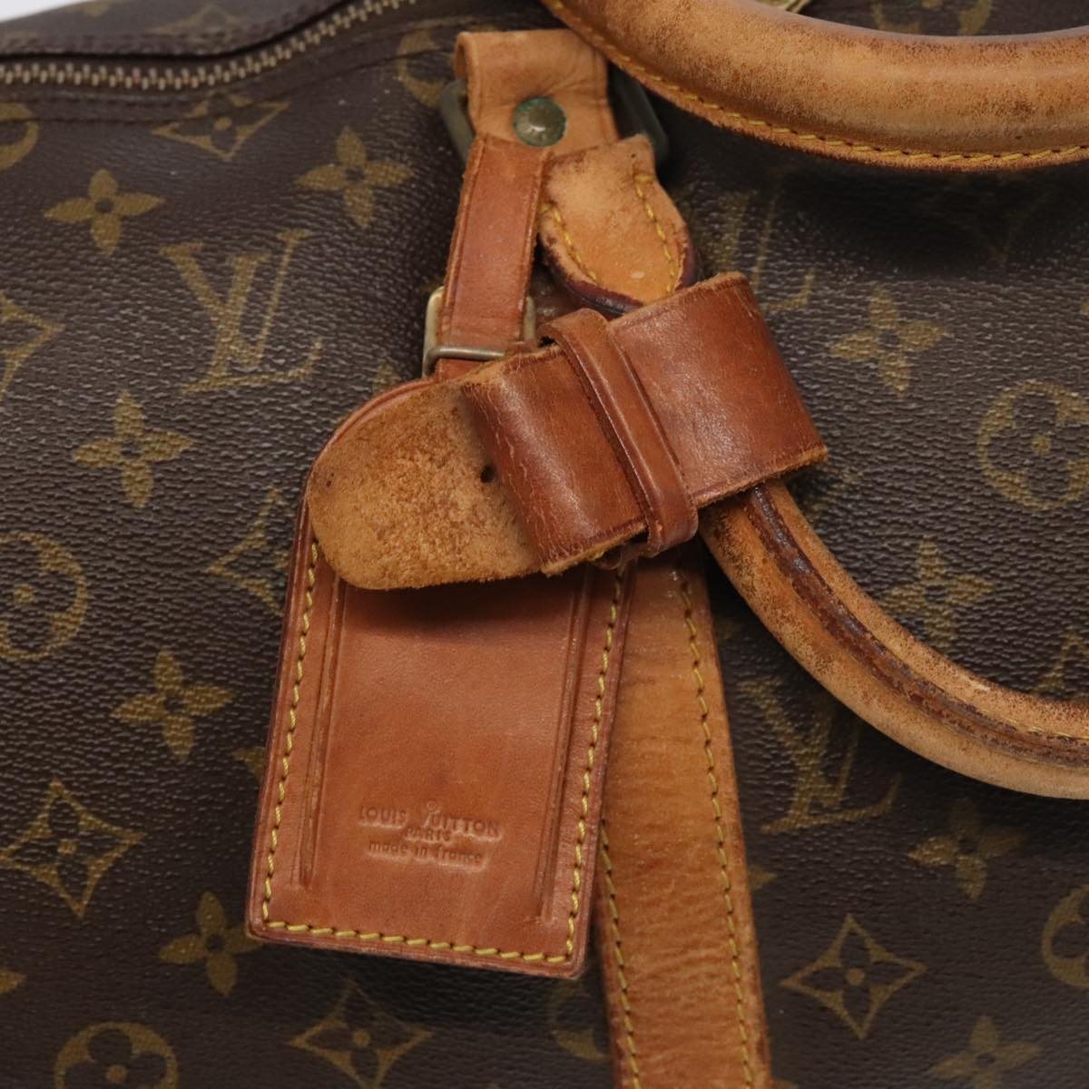 LOUIS VUITTON Monogram Keepall 50 Boston Bag M41426 LV Auth 98881