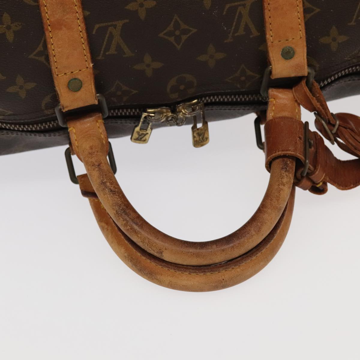 LOUIS VUITTON Monogram Keepall 50 Boston Bag M41426 LV Auth 98881