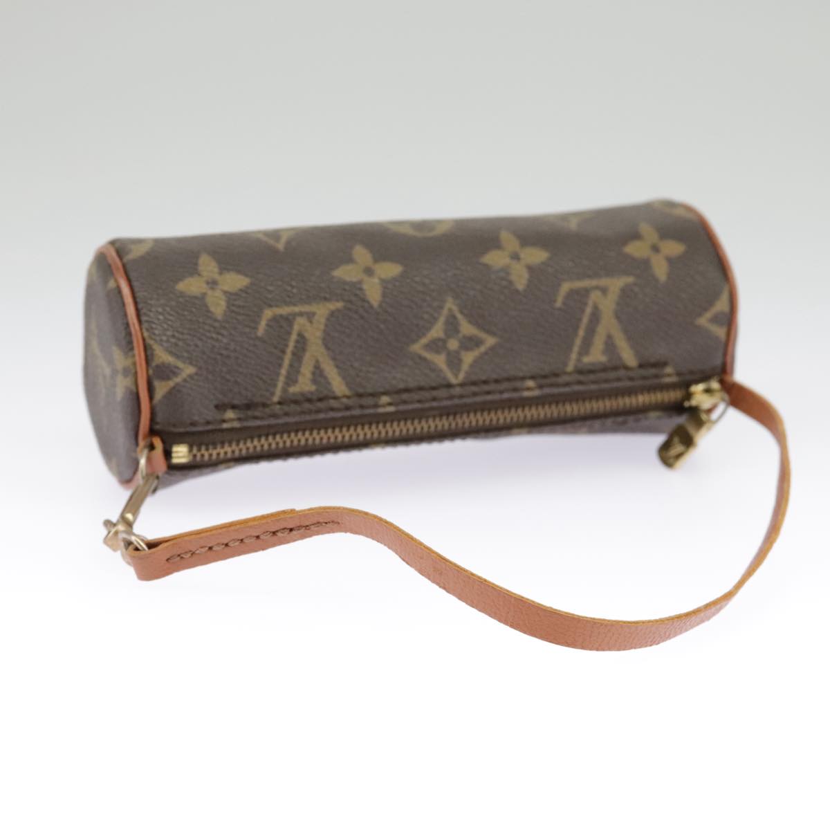 LOUIS VUITTON Monogram Papillon Pouch LV Auth 98885