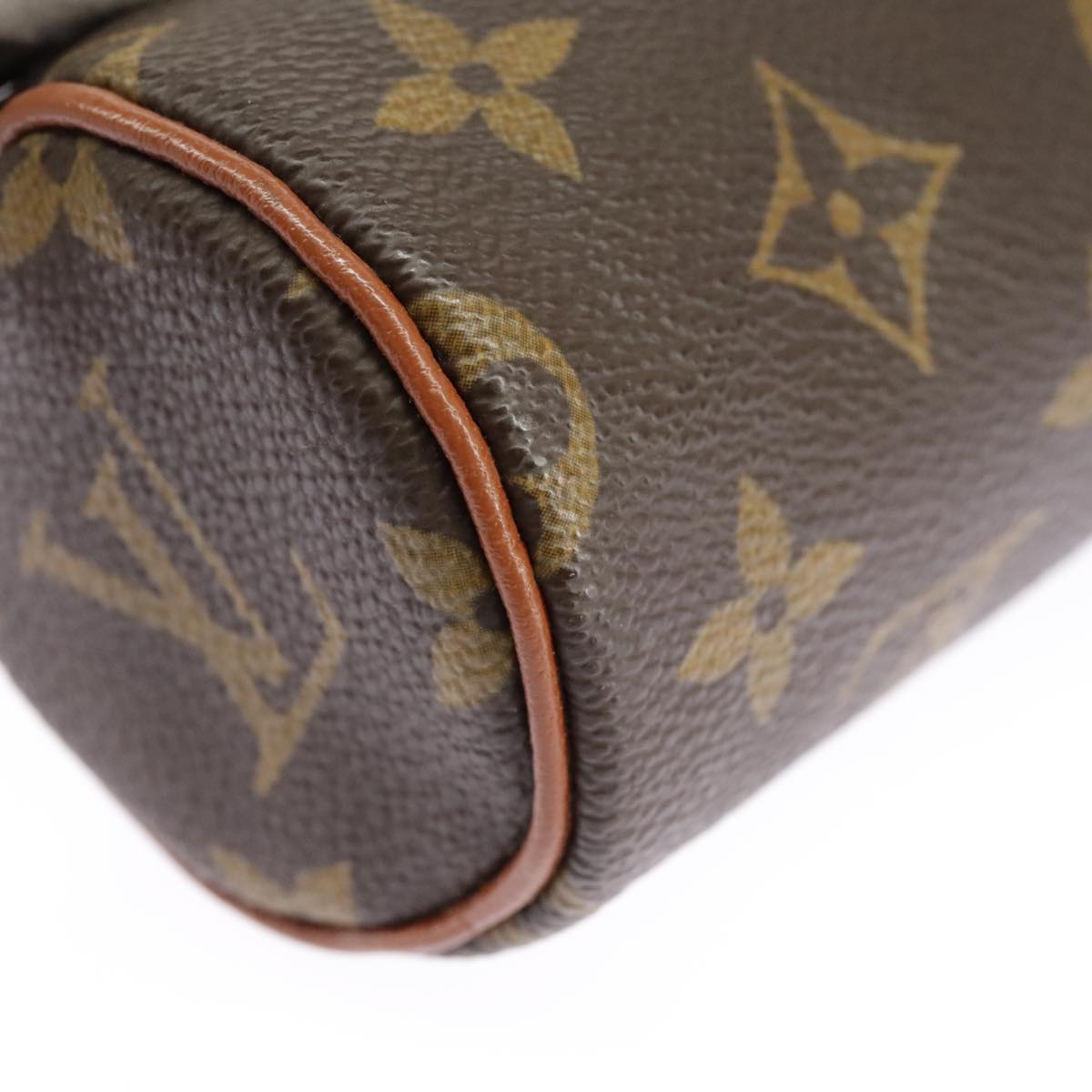 LOUIS VUITTON Monogram Papillon Pouch LV Auth 98902