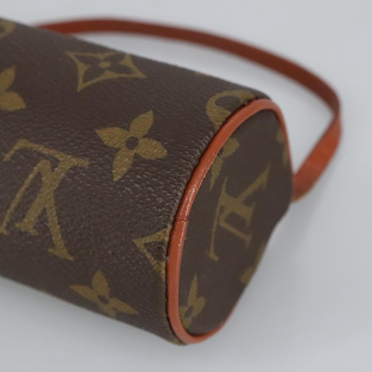 LOUIS VUITTON Monogram Papillon Pouch LV Auth 98978