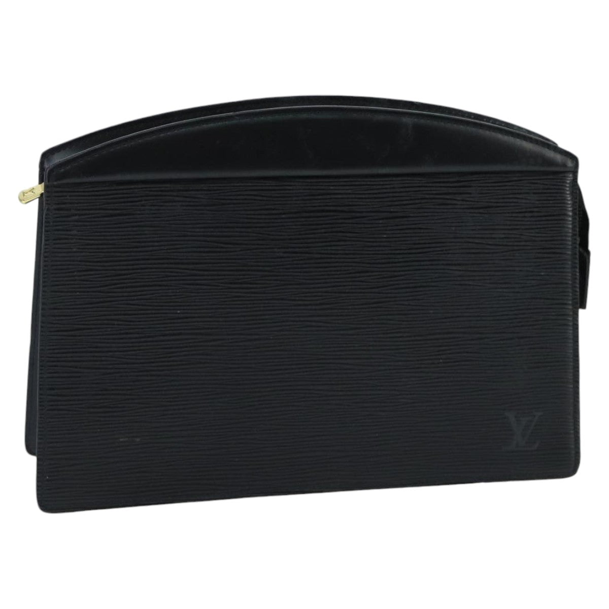 LOUIS VUITTON Epi Trousse Crete Pouch Black M48402 LV Auth 98997