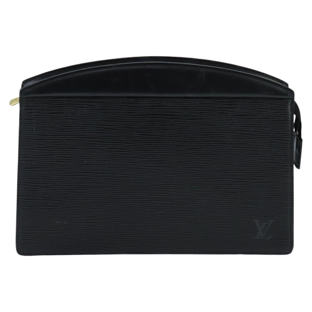 LOUIS VUITTON Epi Trousse Crete Pouch Black M48402 LV Auth 98997