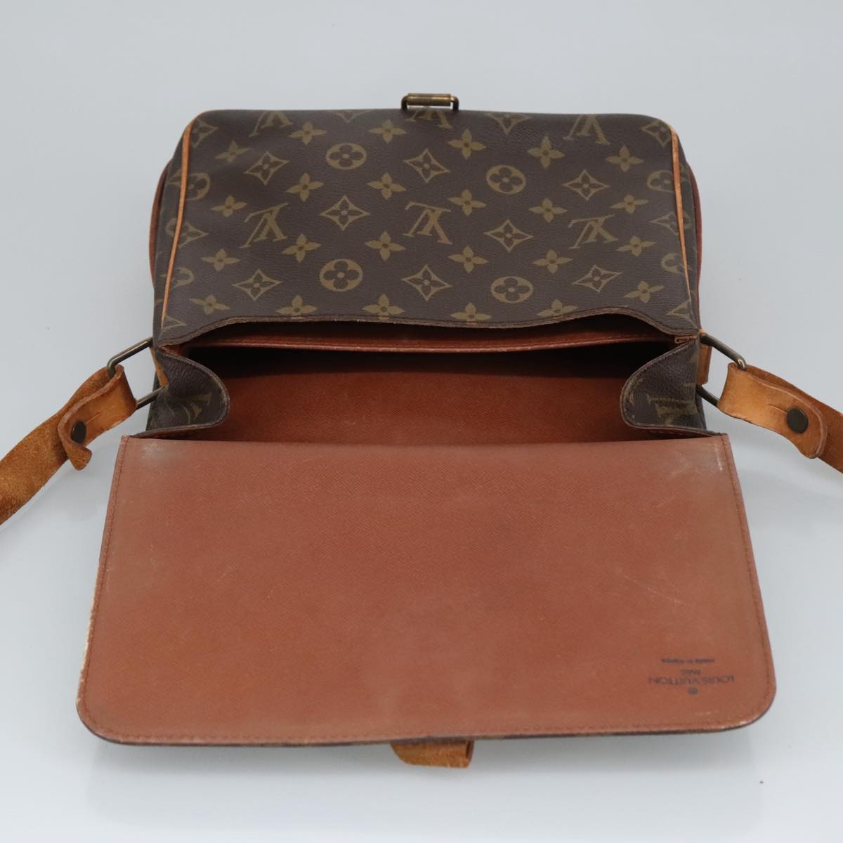 LOUIS VUITTON Monogram Cartouchiere GM Shoulder Bag M51252 LV Auth 98999