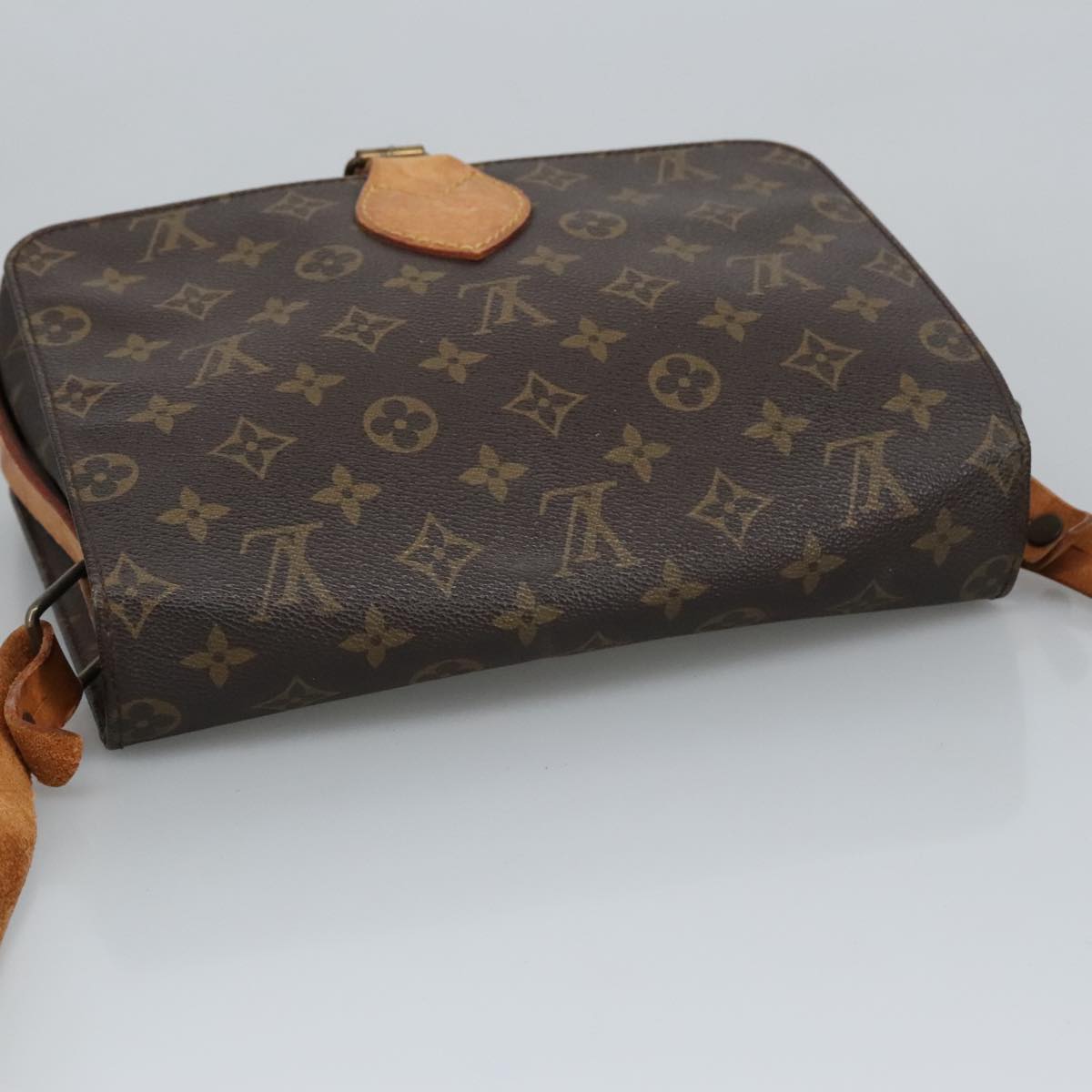 LOUIS VUITTON Monogram Cartouchiere GM Shoulder Bag M51252 LV Auth 98999