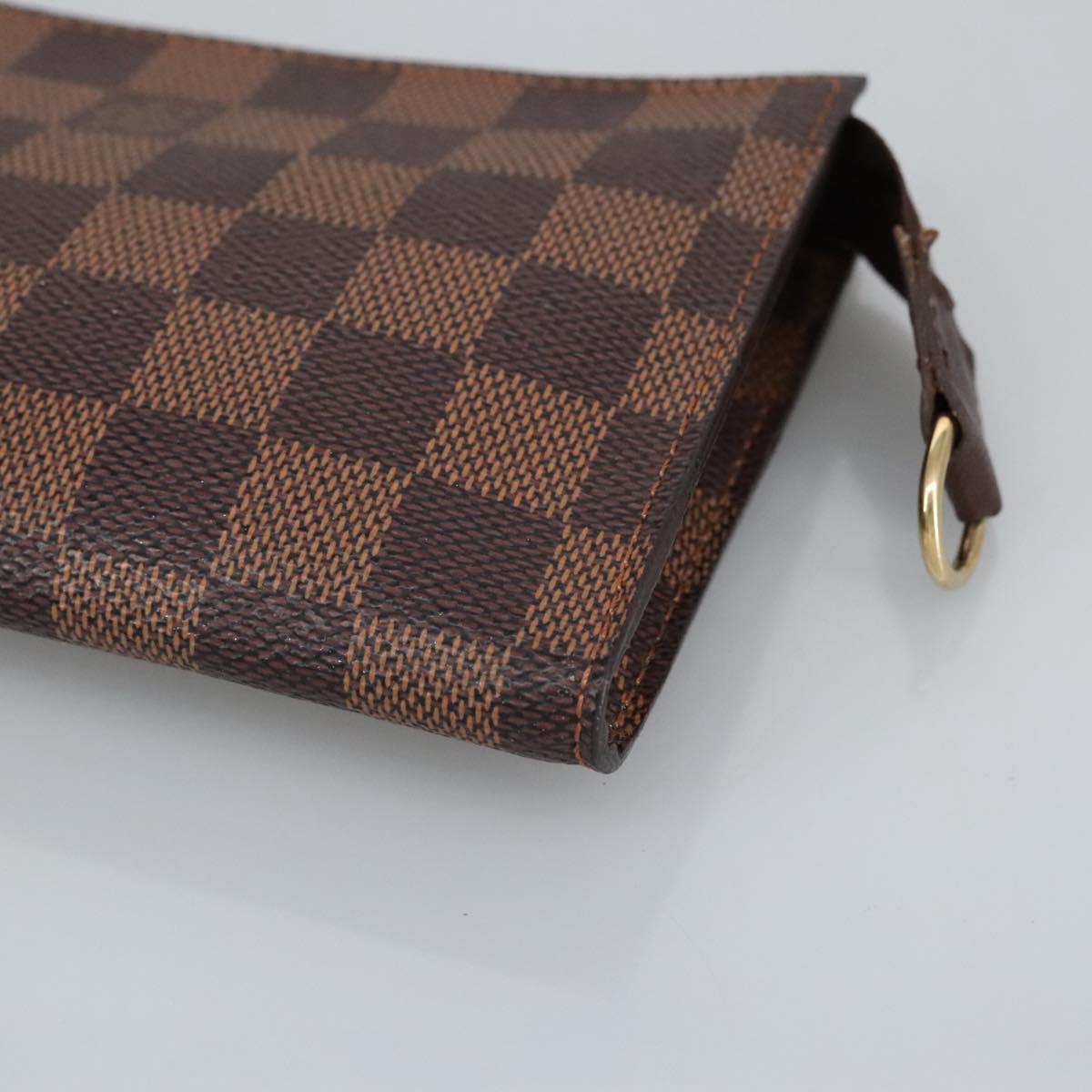 LOUIS VUITTON Damier Ebene Marais Pouch Pouch LV Auth 99010