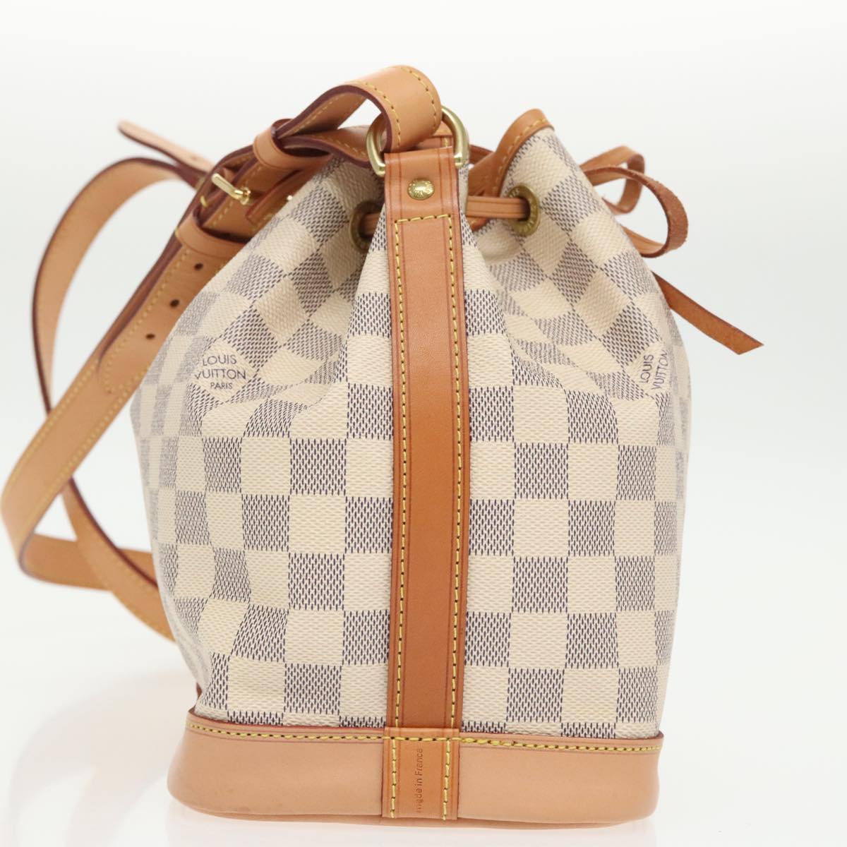 LOUIS VUITTON Damier Azur Noe BB Shoulder Bag N41220 LV Auth 99058