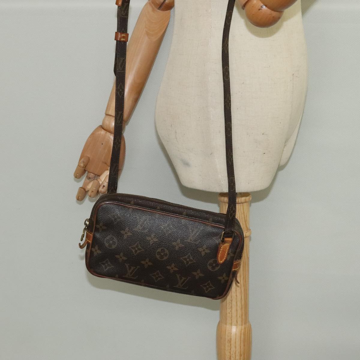 LOUIS VUITTON Monogram Marly Bandouliere Shoulder Bag M51828 LV Auth 99087