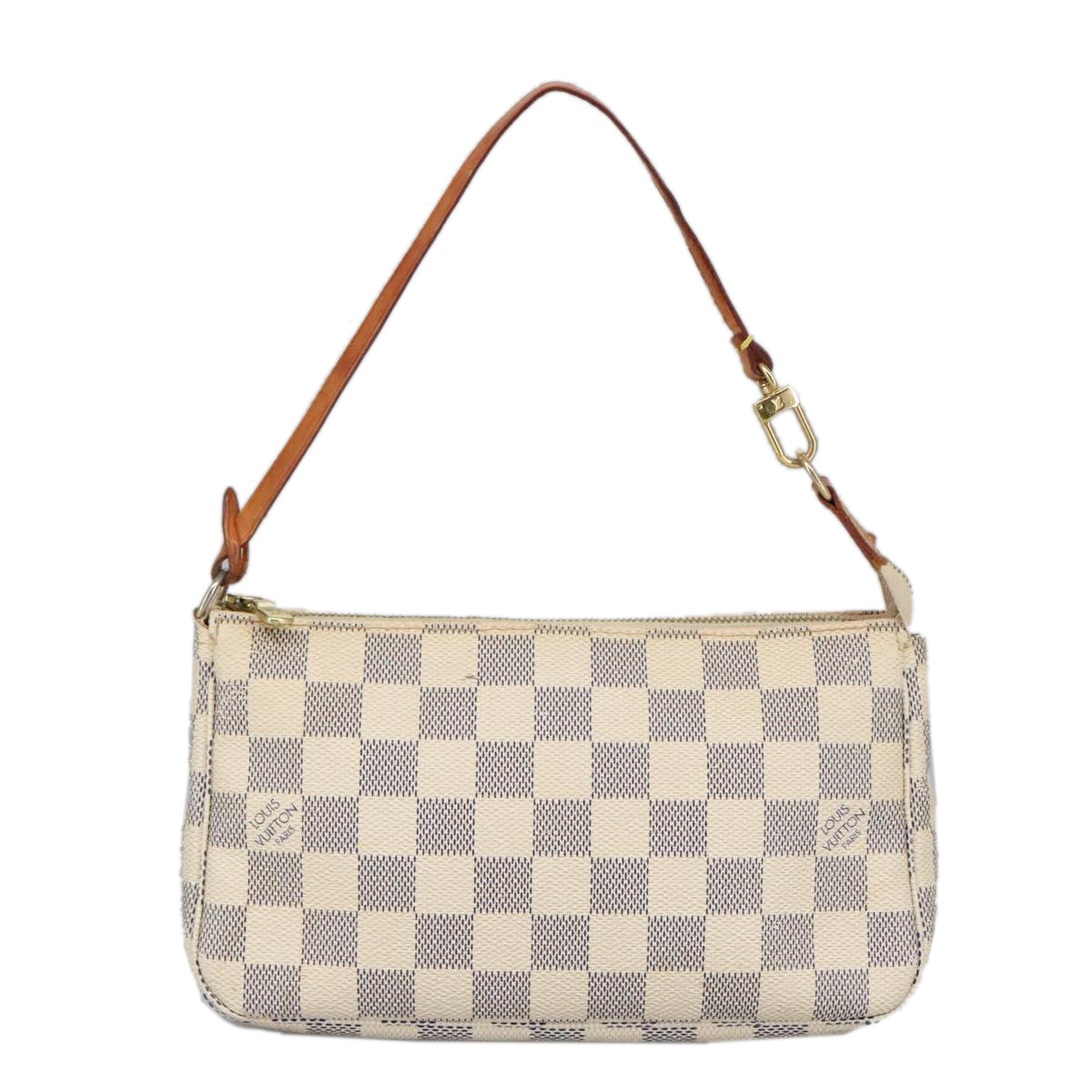 LOUIS VUITTON Damier Azur Pochette Accessoires Pouch N51986 LV Auth 99121