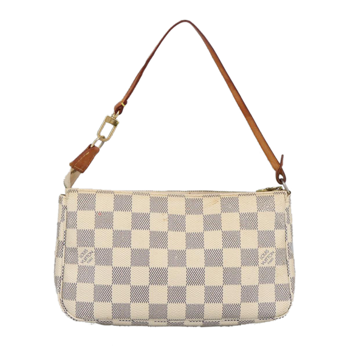 LOUIS VUITTON Damier Azur Pochette Accessoires Pouch N51986 LV Auth 99121