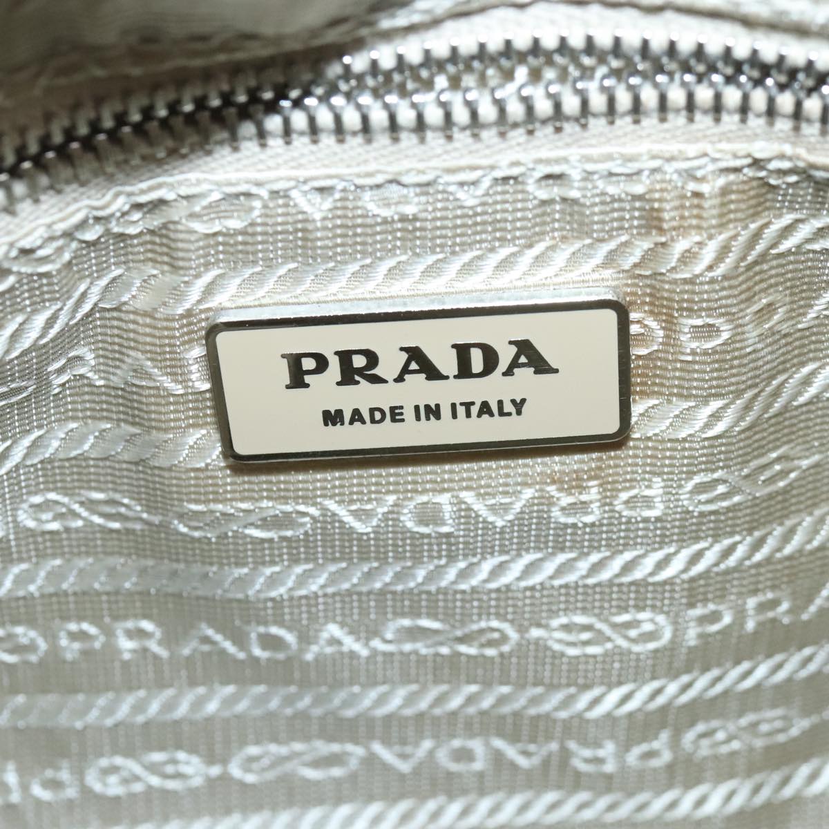 PRADA Shoulder Bag Nylon Purple Silver Auth 99162