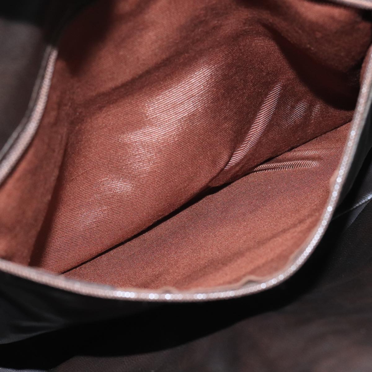 BALLY Hand Bag Leather Brown Auth 99175