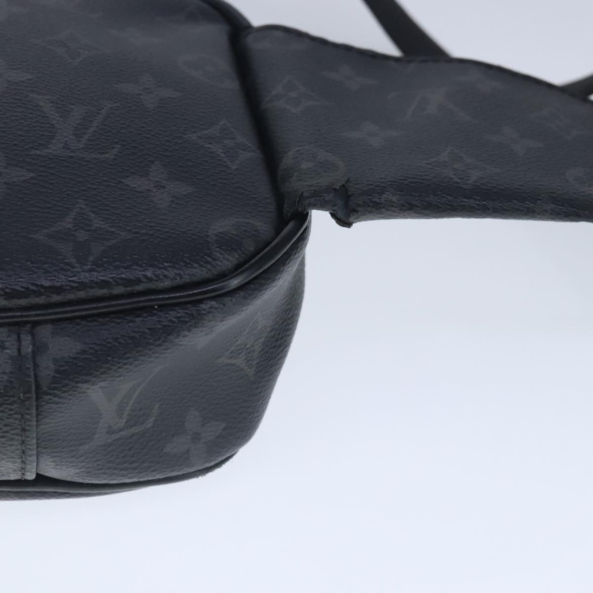 LOUIS VUITTON Monogram Eclipse Bum Bag Shoulder Bag M42906 LV Auth 99192