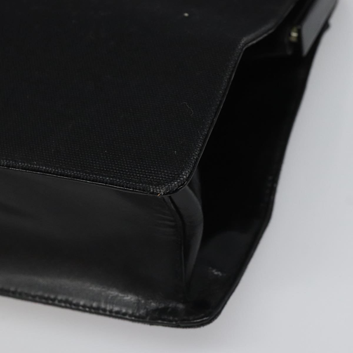 PRADA Shoulder Bag Canvas Black Auth 99211