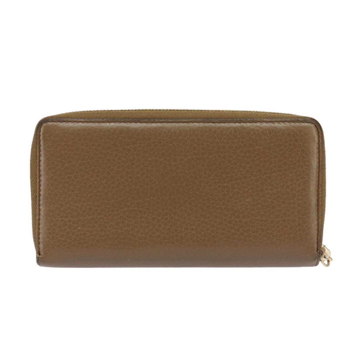 GUCCI Interlocking Wallet Leather Brown Auth 99239