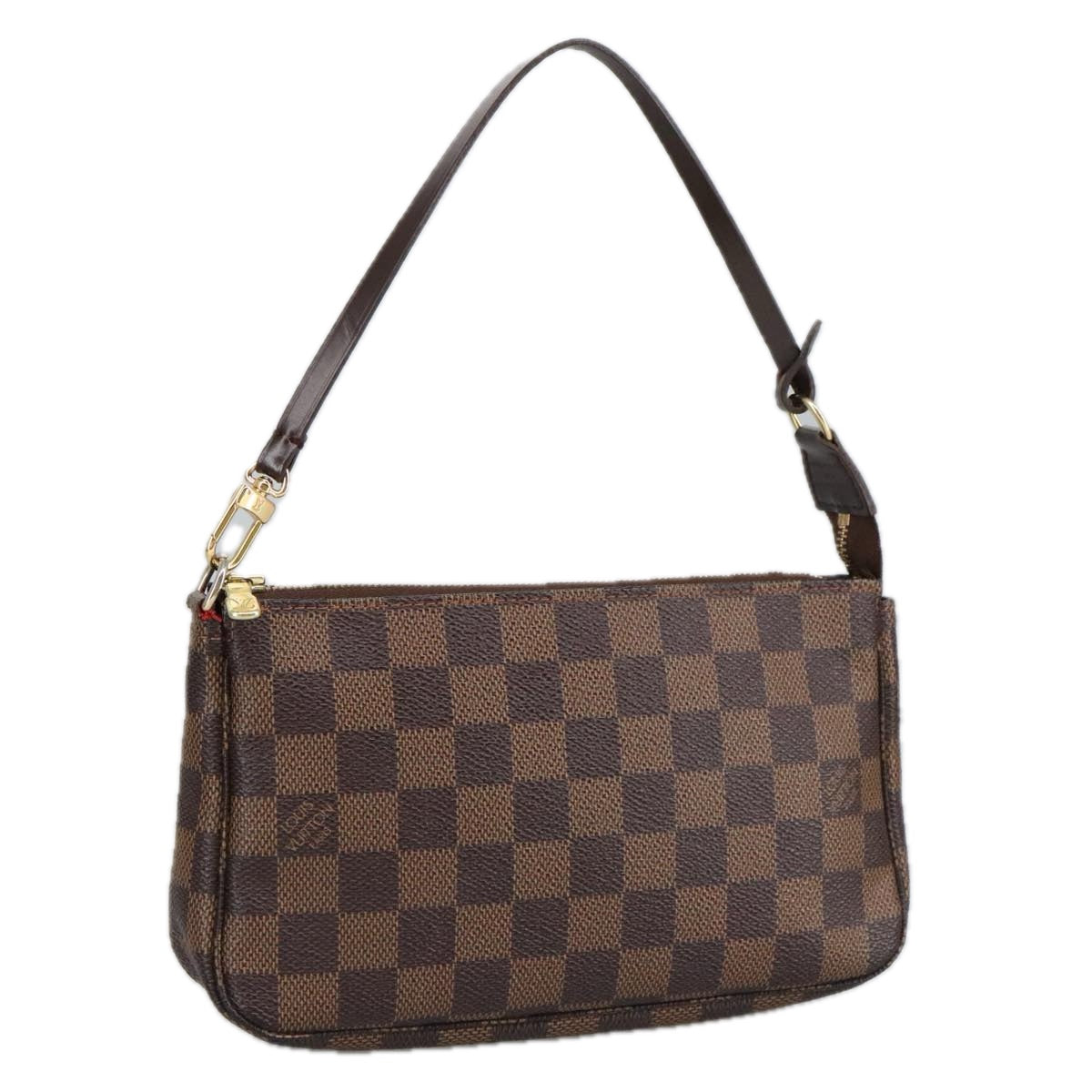 LOUIS VUITTON Damier Ebene Pochette Accessoires Pouch N41206 LV Auth 99254