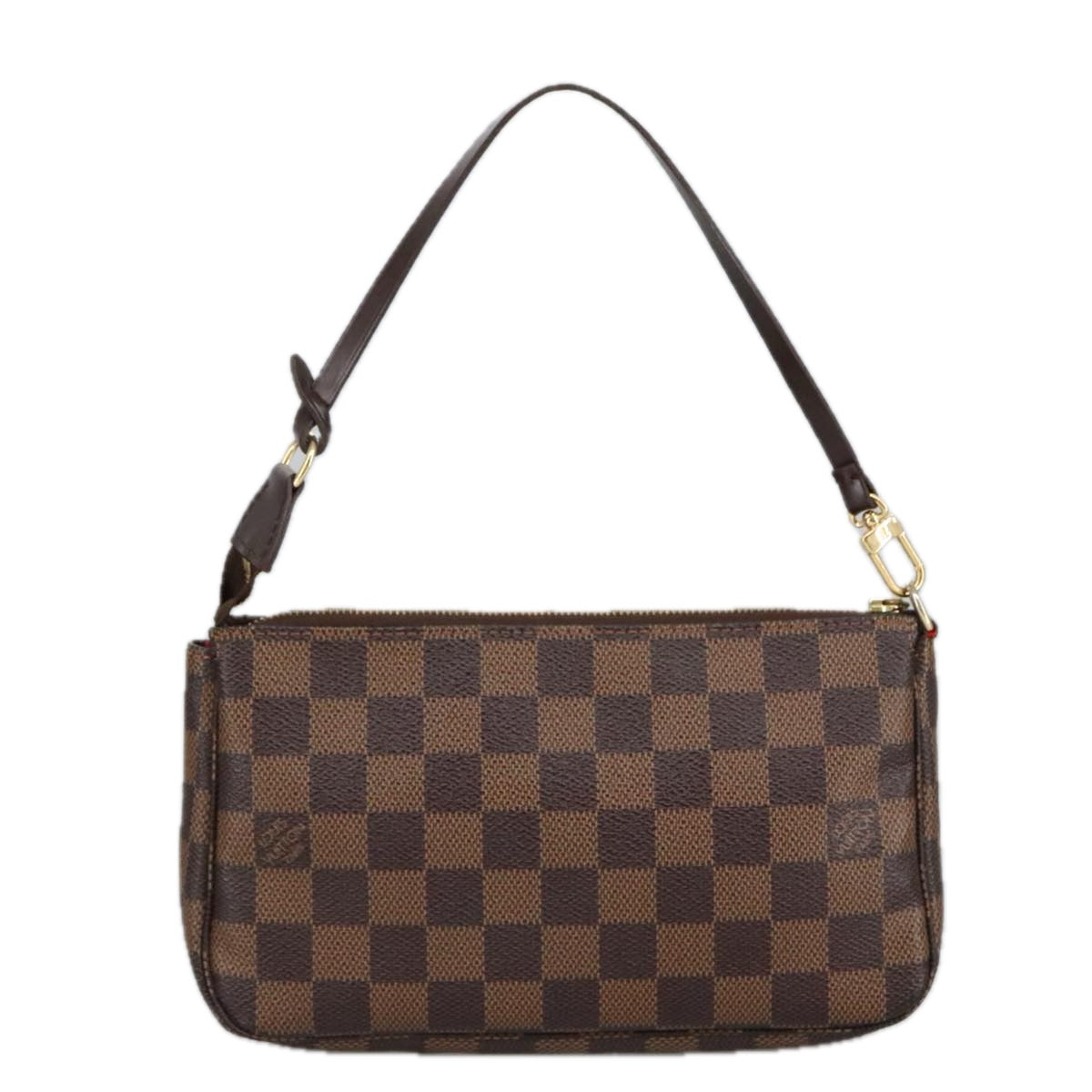 LOUIS VUITTON Damier Ebene Pochette Accessoires Pouch N41206 LV Auth 99254