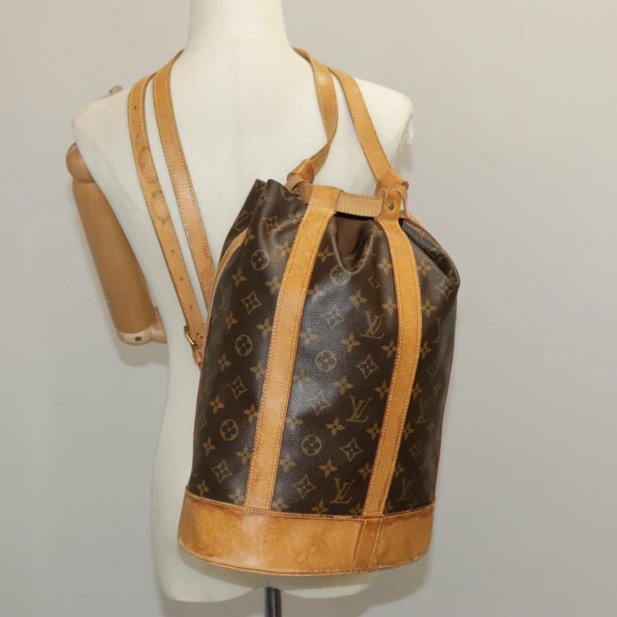 LOUIS VUITTON Monogram Randonnee PM Shoulder Bag M42243 LV Auth 99295