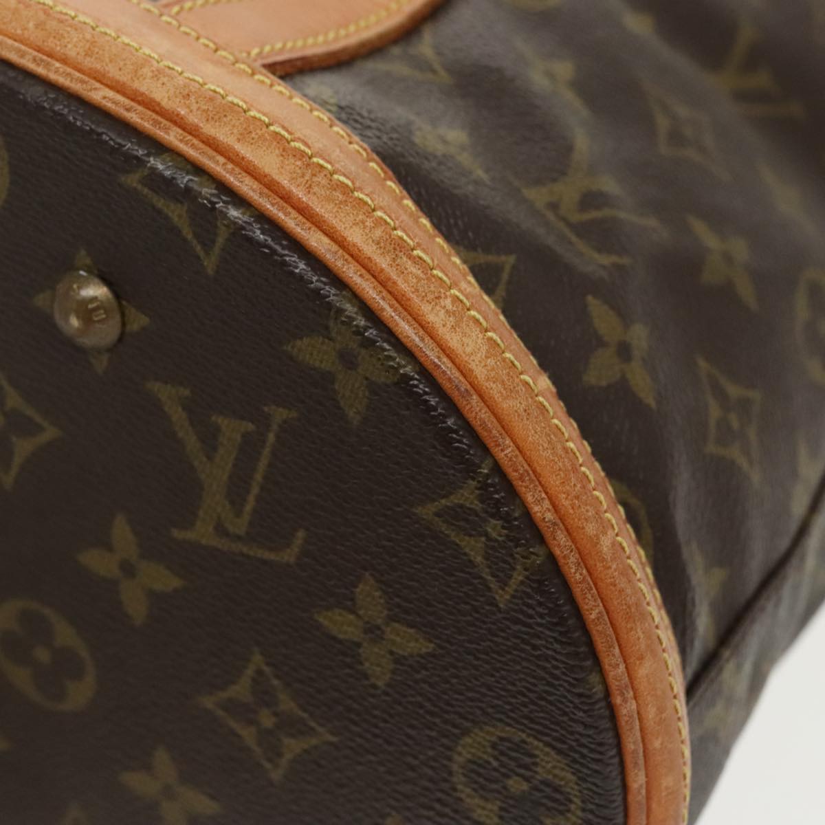 LOUIS VUITTON Monogram Bucket GM Shoulder Bag Vintage M42236 LV Auth 99297