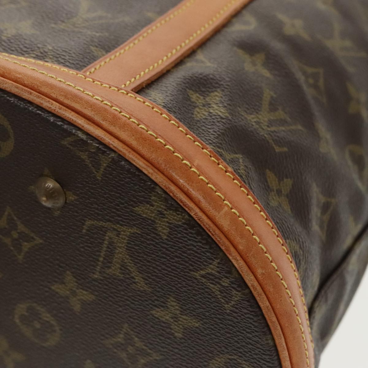 LOUIS VUITTON Monogram Bucket GM Shoulder Bag Vintage M42236 LV Auth 99297