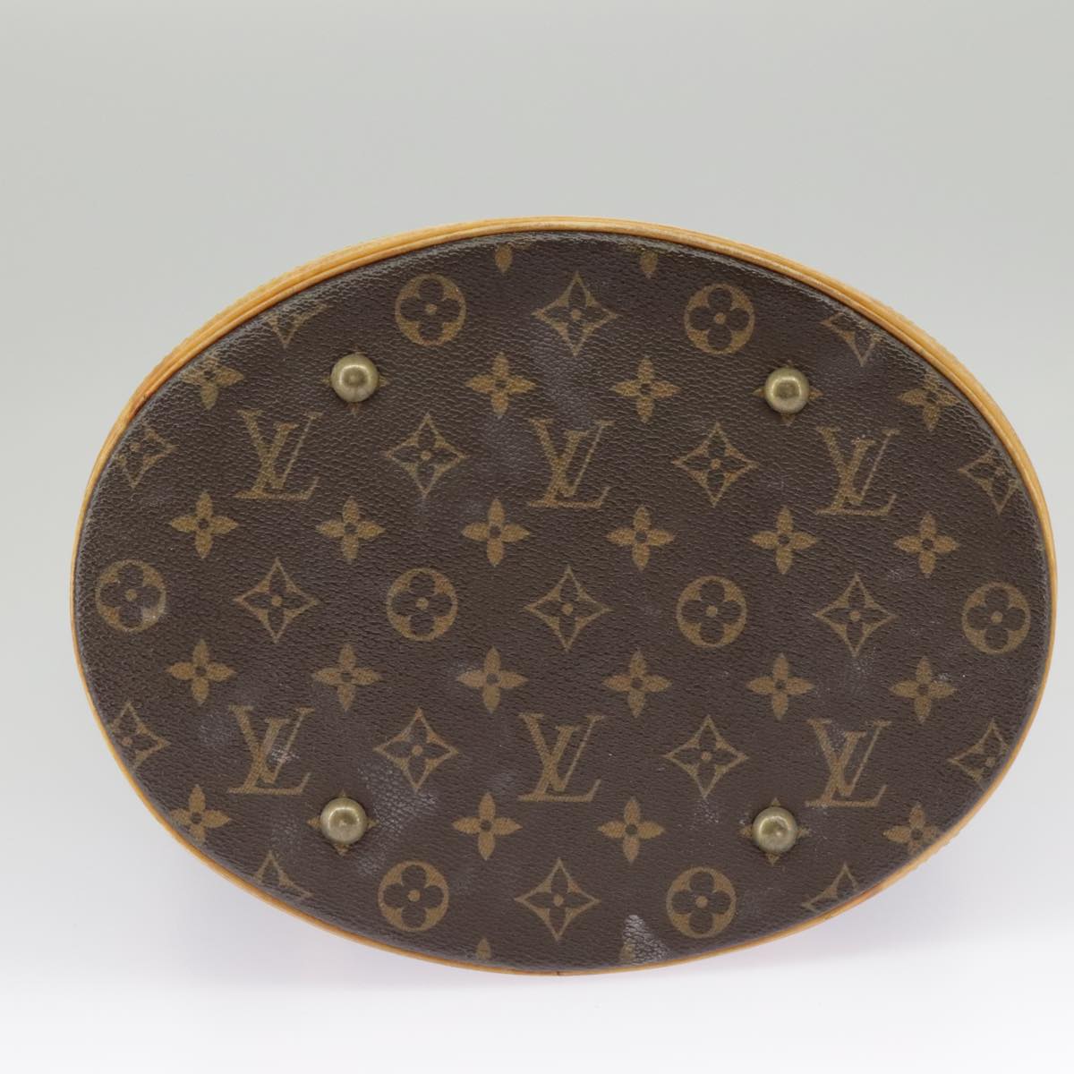 LOUIS VUITTON Monogram Bucket GM Shoulder Bag M42236 LV Auth 99298