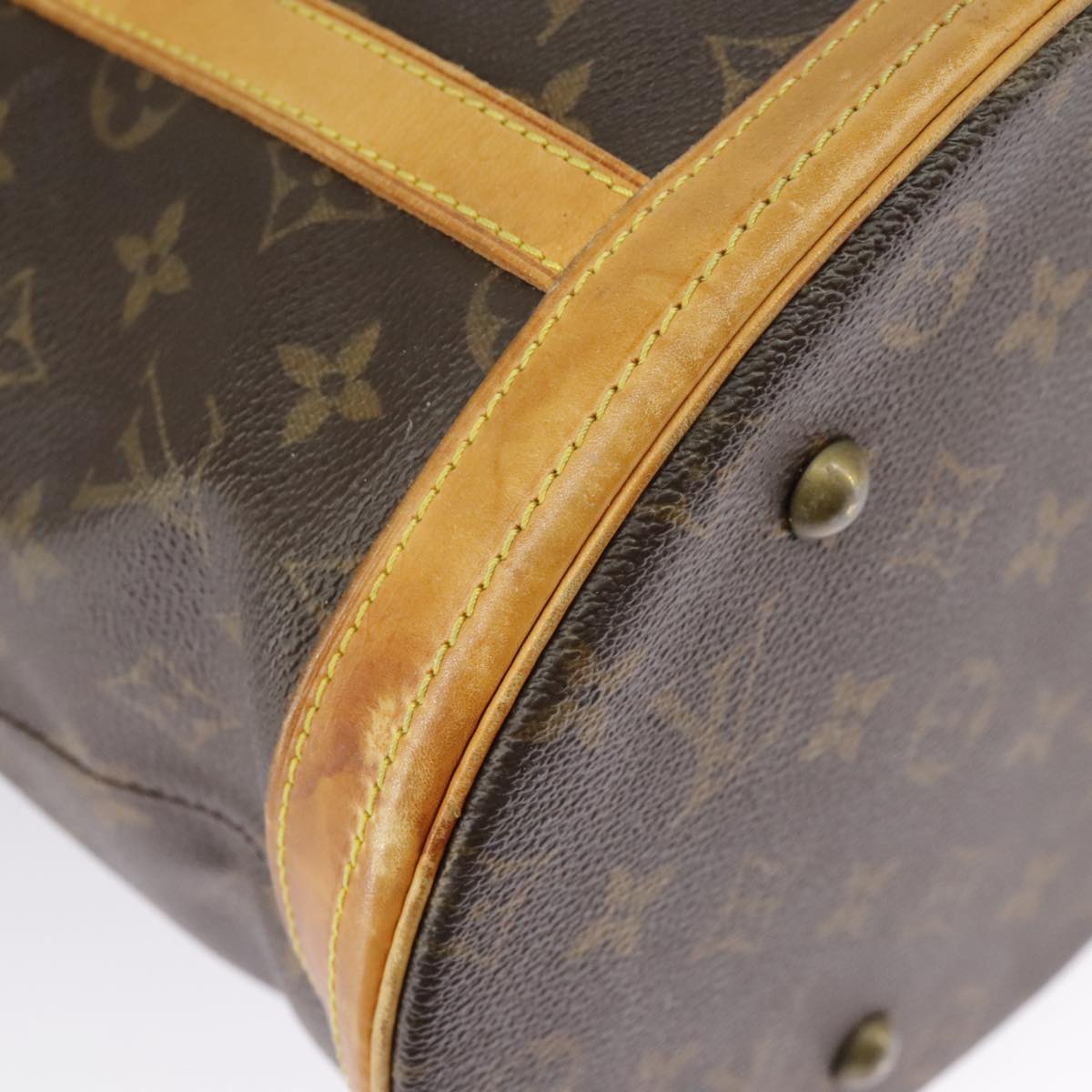 LOUIS VUITTON Monogram Bucket GM Shoulder Bag M42236 LV Auth 99298