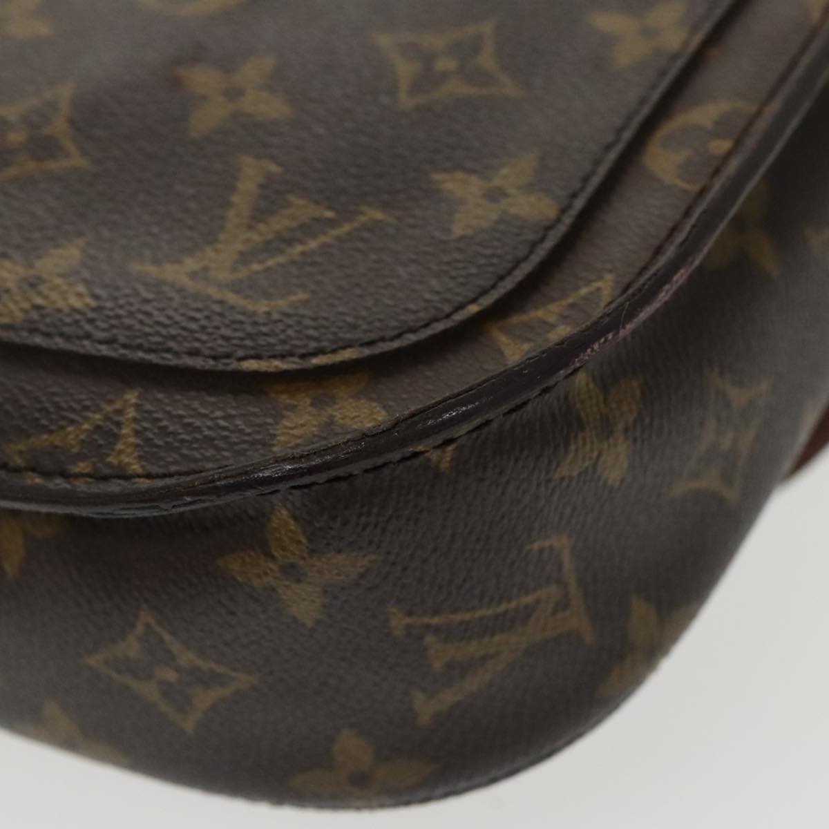 LOUIS VUITTON Monogram Saint Cloud GM Shoulder Bag M51242 LV Auth 99368