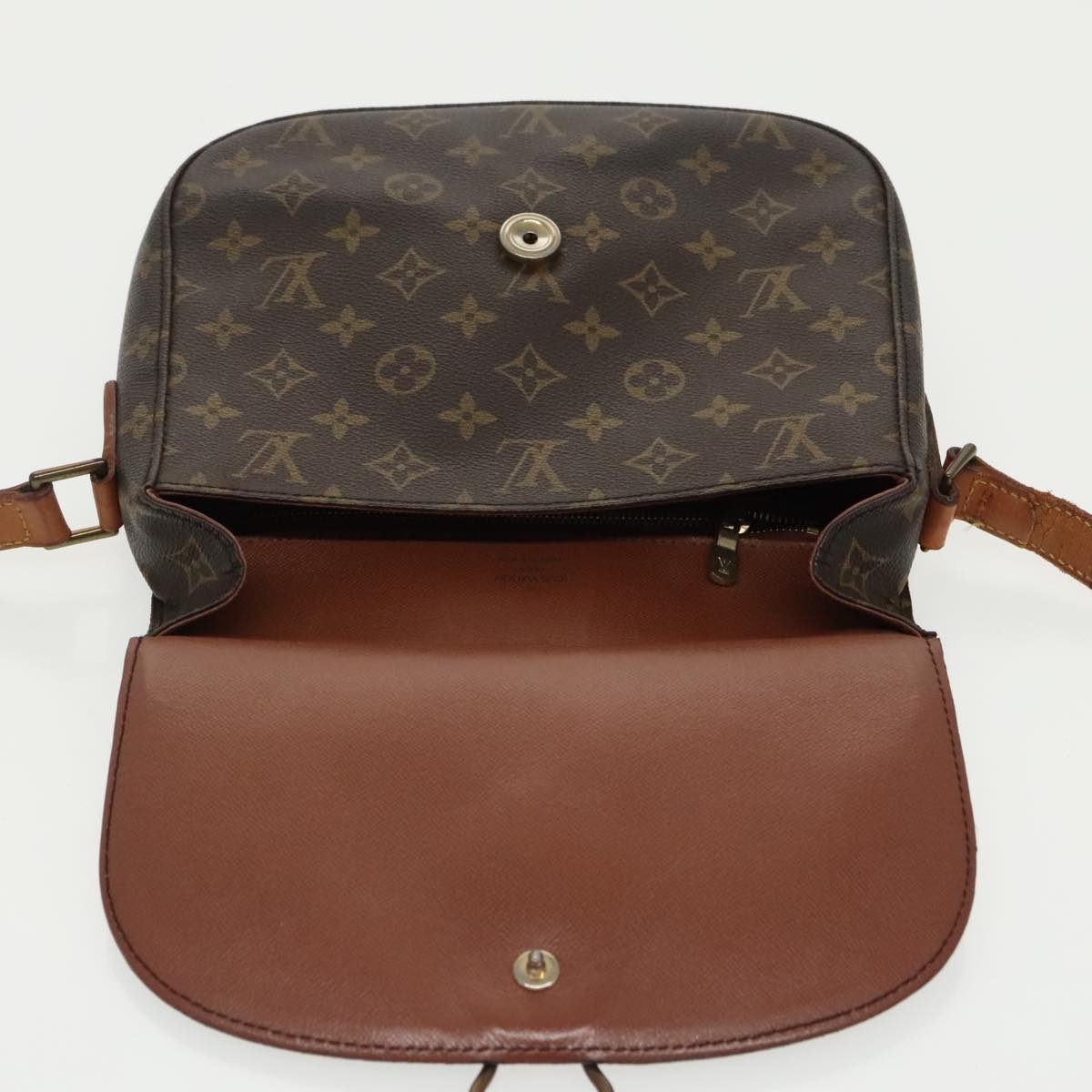 LOUIS VUITTON Monogram Saint Cloud GM Shoulder Bag M51242 LV Auth 99368