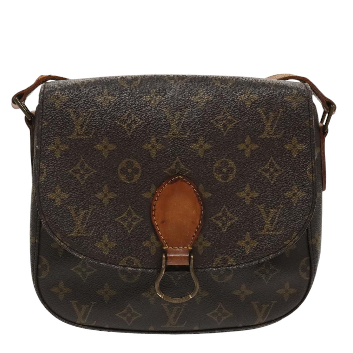 LOUIS VUITTON Monogram Saint Cloud GM Shoulder Bag M51242 LV Auth 99368