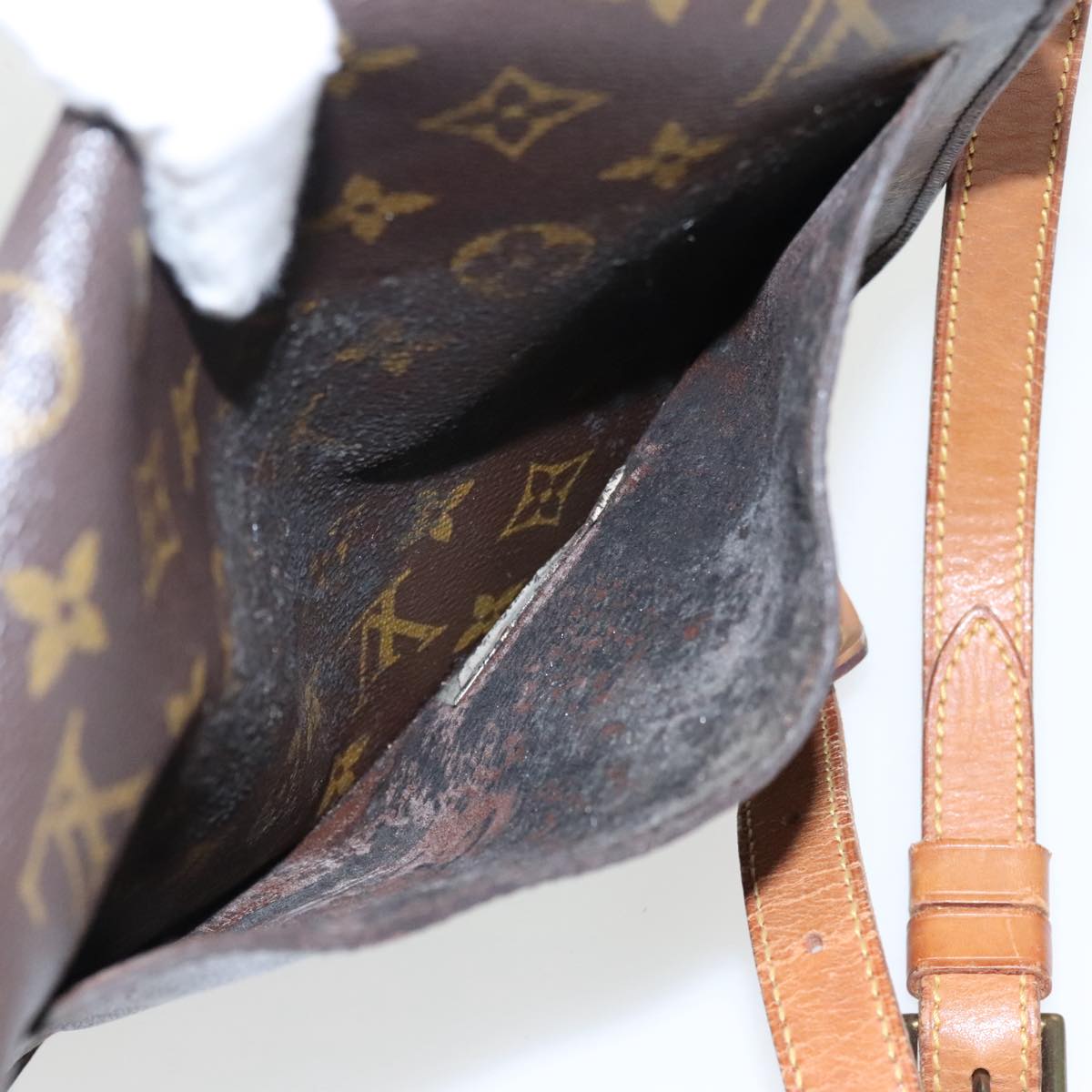 LOUIS VUITTON Monogram Saint Cloud GM Shoulder Bag M51242 LV Auth 99368