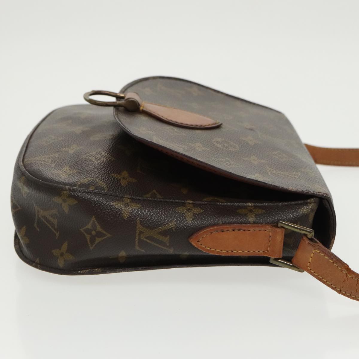 LOUIS VUITTON Monogram Saint Cloud GM Shoulder Bag M51242 LV Auth 99368