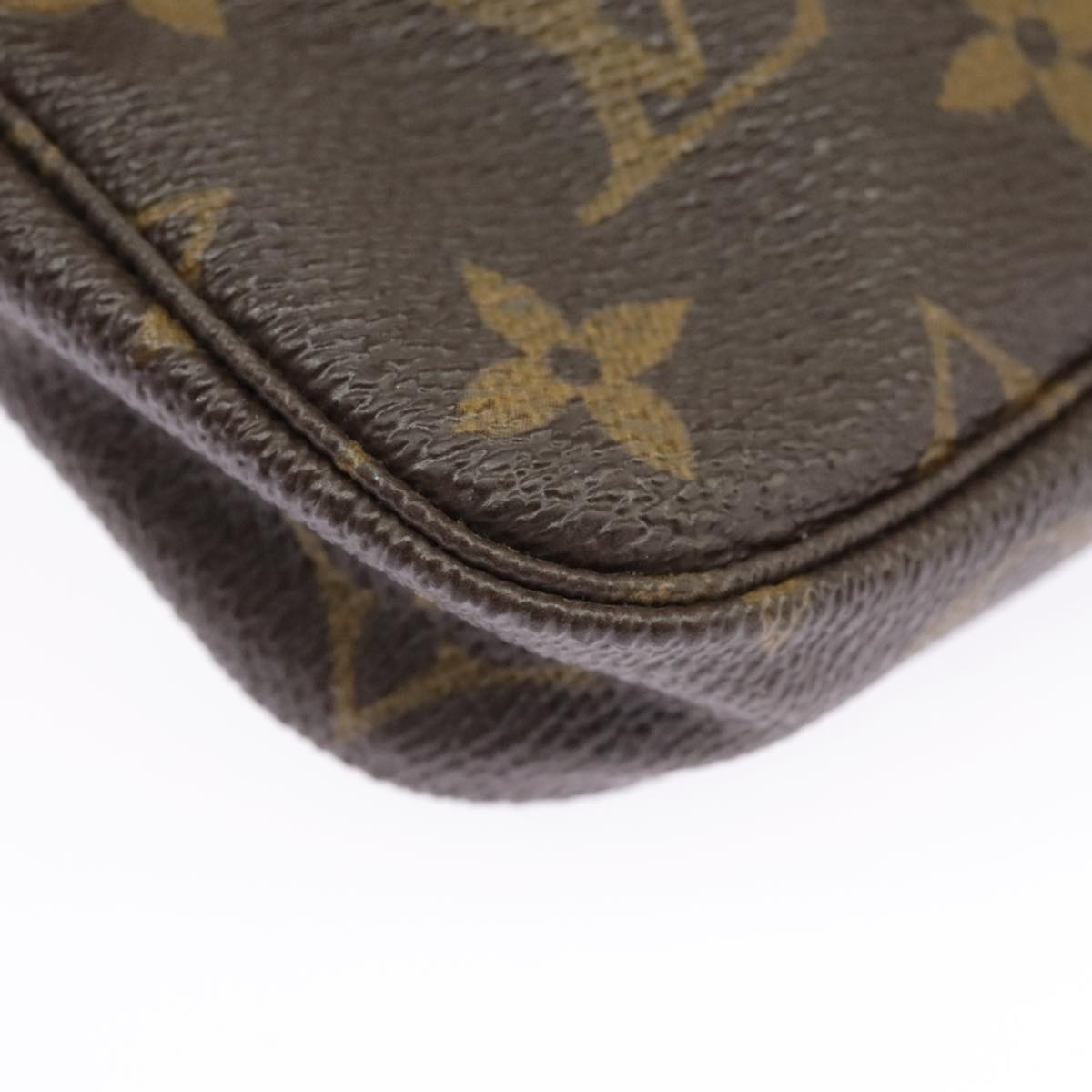 LOUIS VUITTON Monogram Mini Pochette Accessoires Pouch M58009 LV Auth 99402