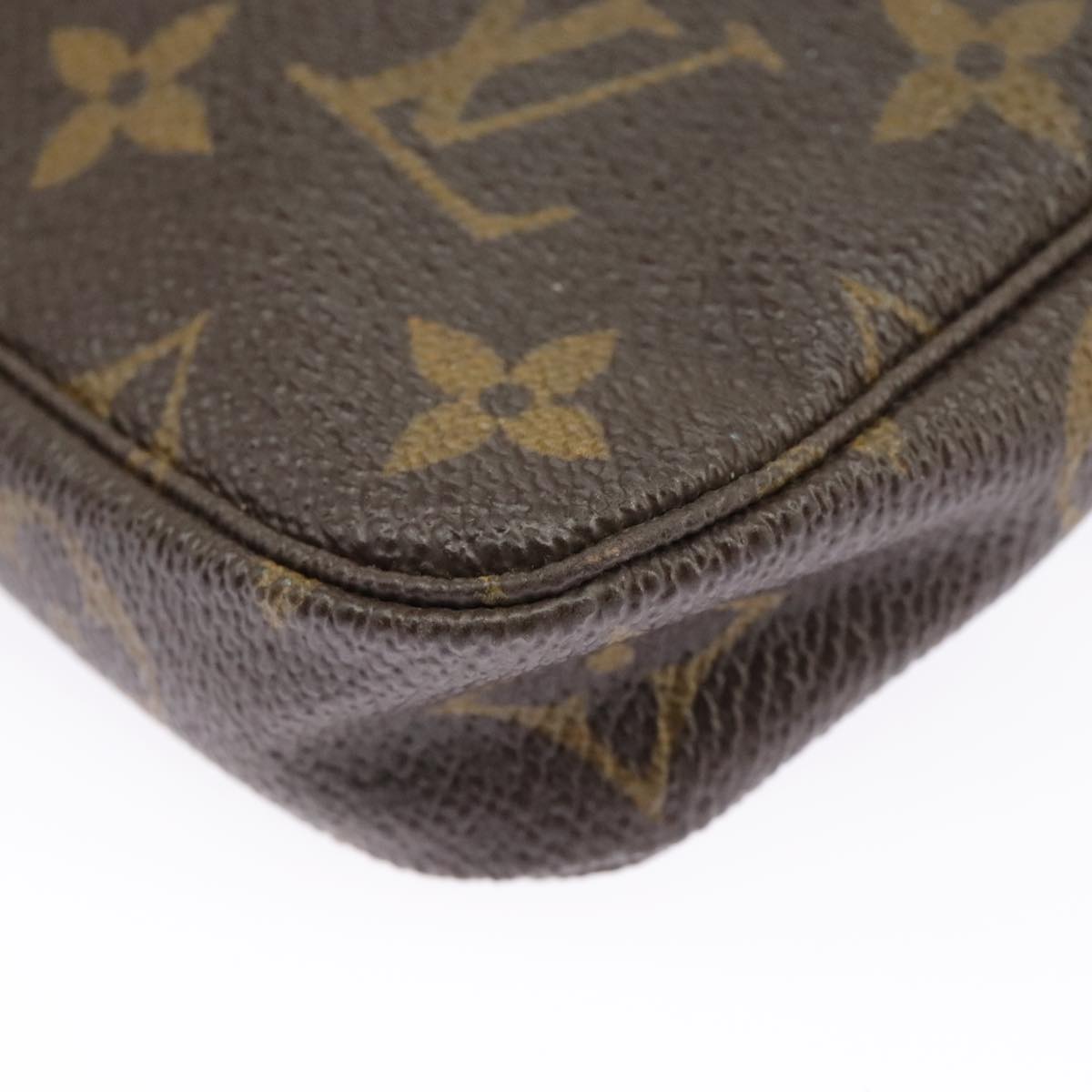 LOUIS VUITTON Monogram Mini Pochette Accessoires Pouch M58009 LV Auth 99402