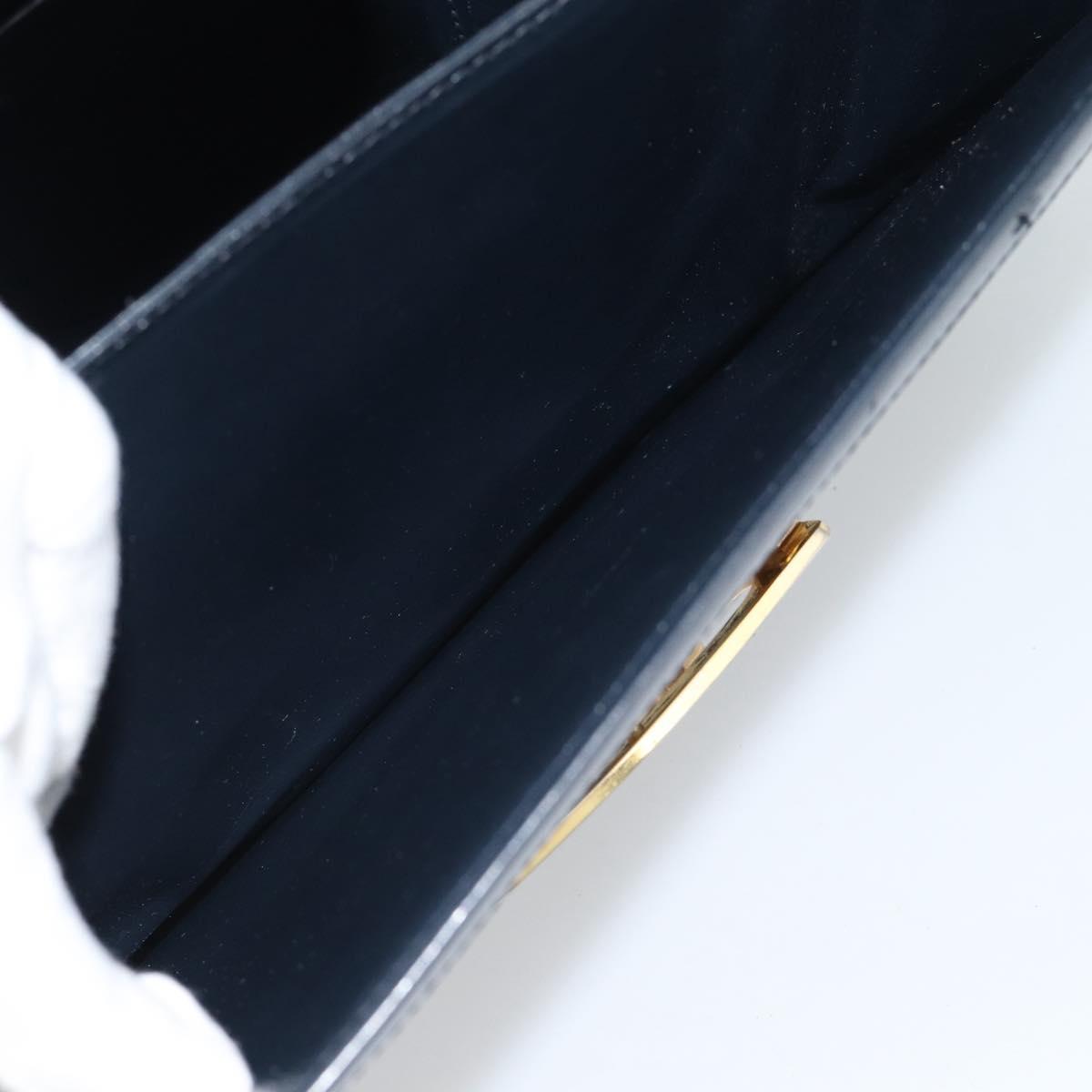 CELINE C Sulky Shoulder Bag Canvas Navy Auth 99408