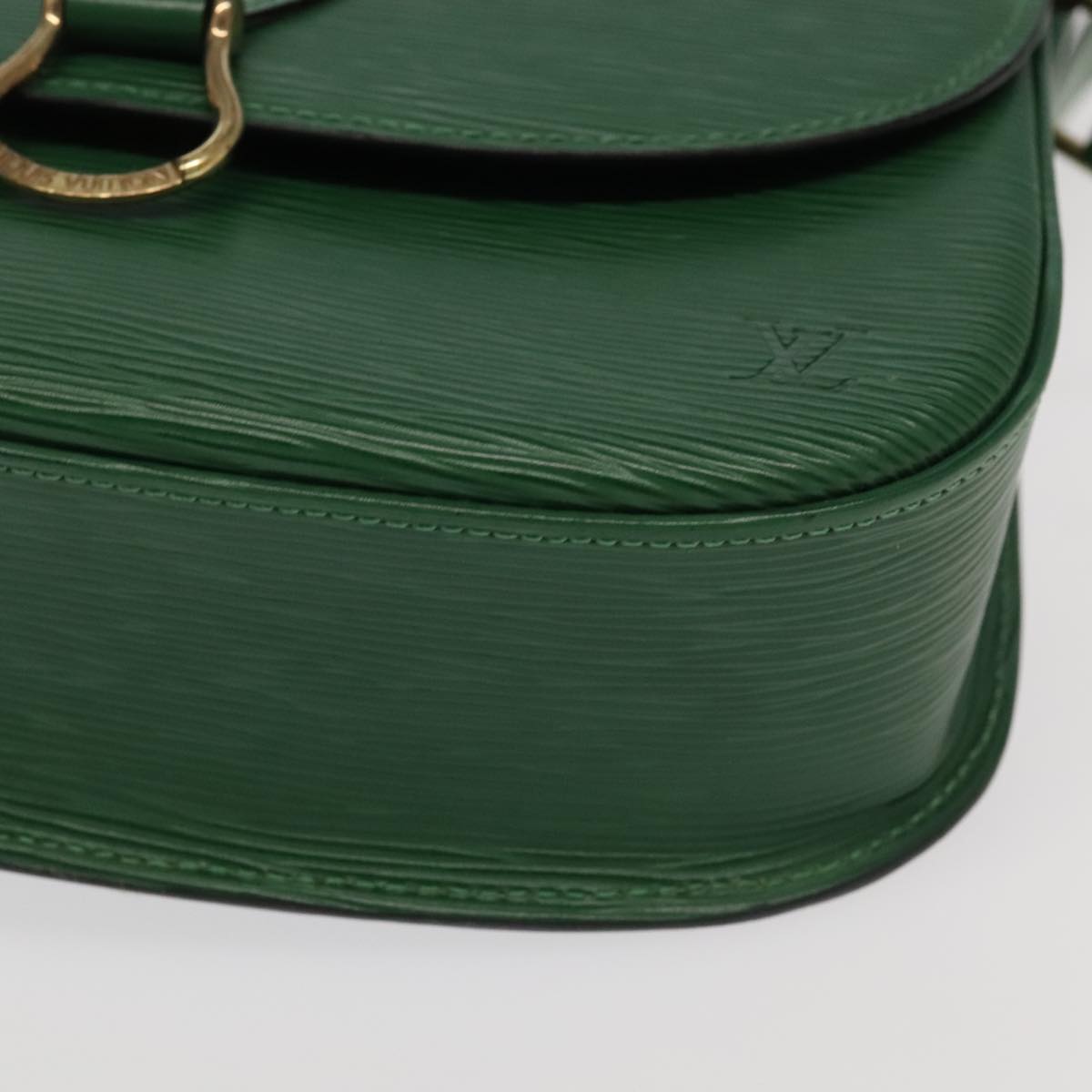 LOUIS VUITTON Epi Saint Cloud GM Shoulder Bag Green M52194 LV Auth 99567