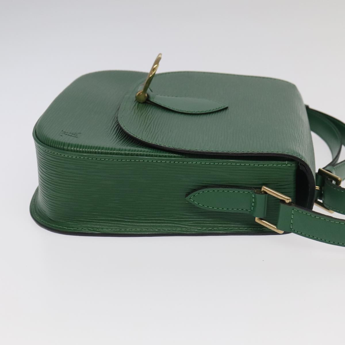 LOUIS VUITTON Epi Saint Cloud GM Shoulder Bag Green M52194 LV Auth 99567