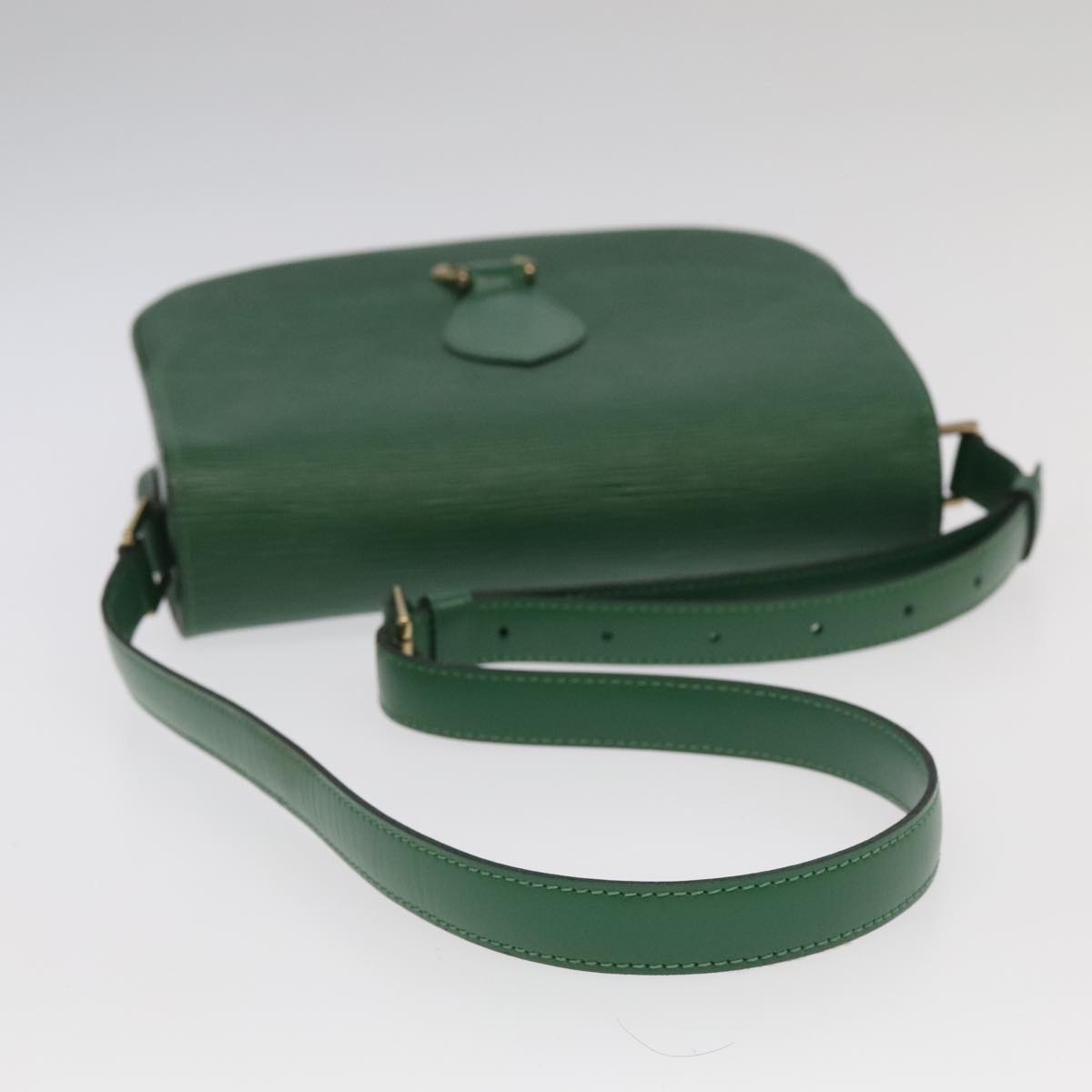 LOUIS VUITTON Epi Saint Cloud GM Shoulder Bag Green M52194 LV Auth 99567