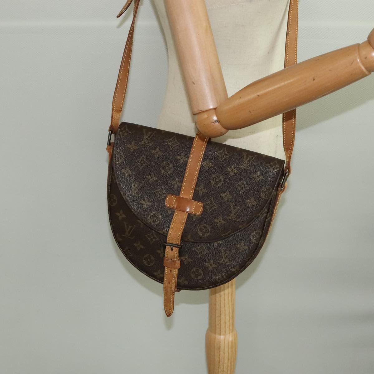 LOUIS VUITTON Monogram Chantilly GM Shoulder Bag M51232 LV Auth 99589