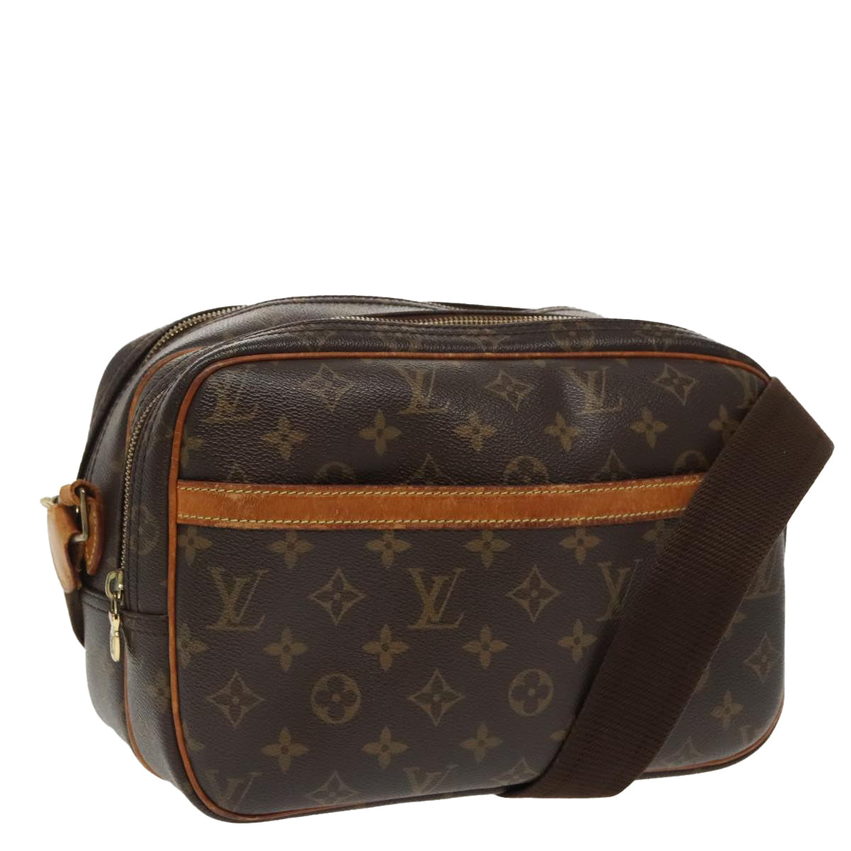 LOUIS VUITTON Monogram Reporter PM Shoulder Bag M45254 LV Auth 99604