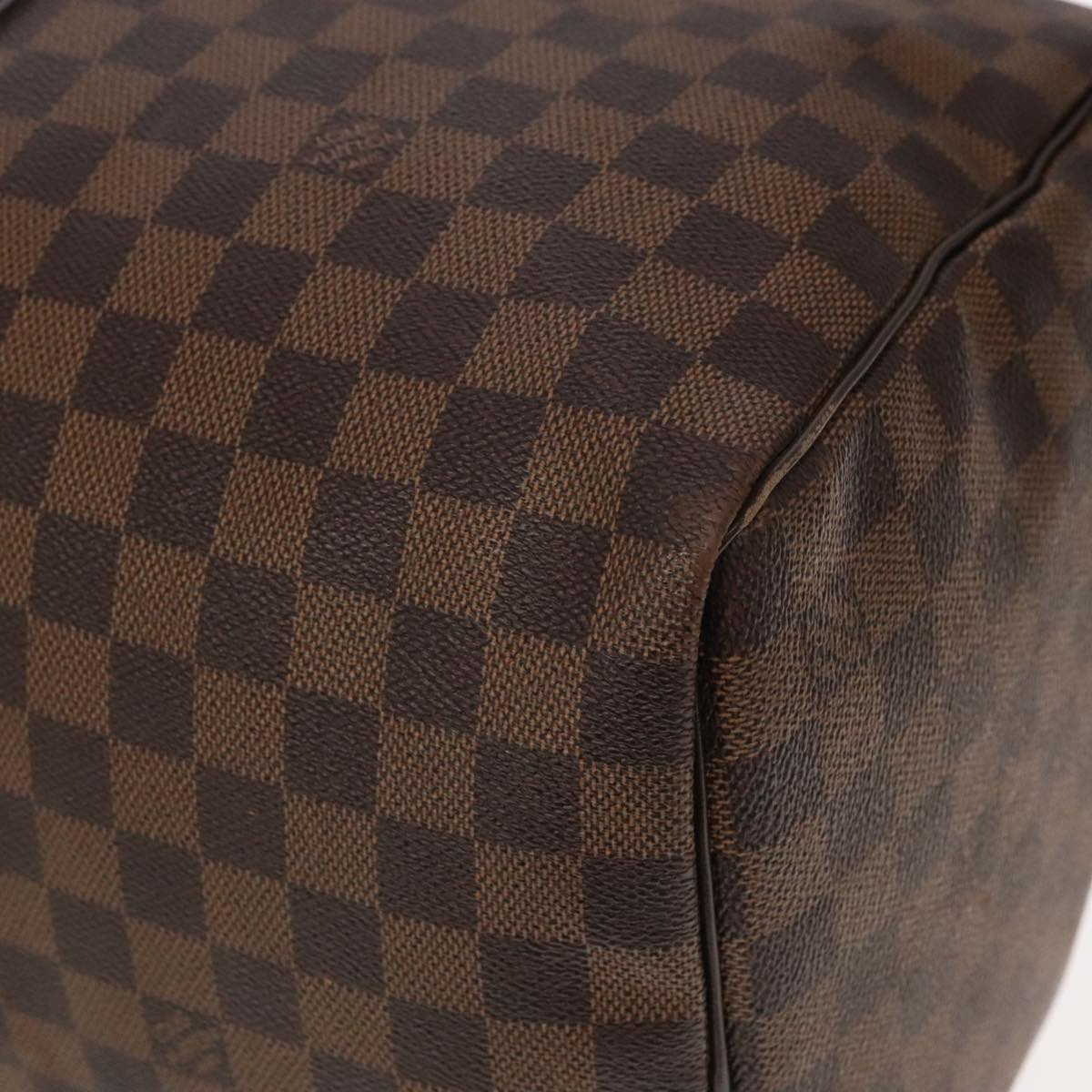 LOUIS VUITTON Damier Ebene Keepall 50 Boston Bag N41427 LV Auth 99623