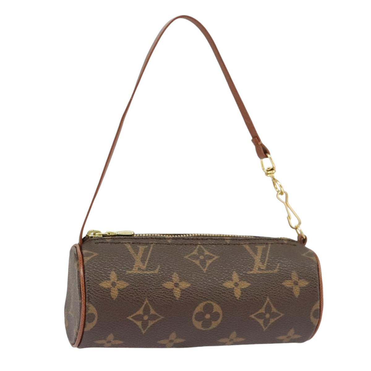 LOUIS VUITTON Monogram Papillon Pouch LV Auth 99630