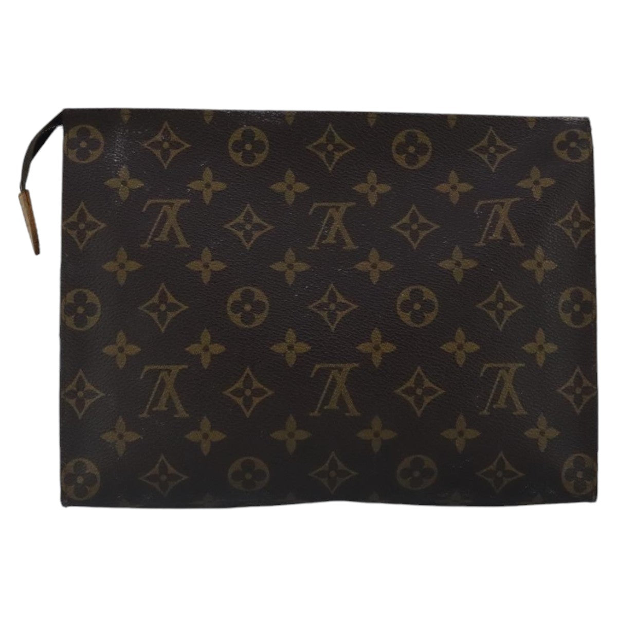 LOUIS VUITTON Monogram Poche Toilette 26 Pouch M47542 LV Auth 99631