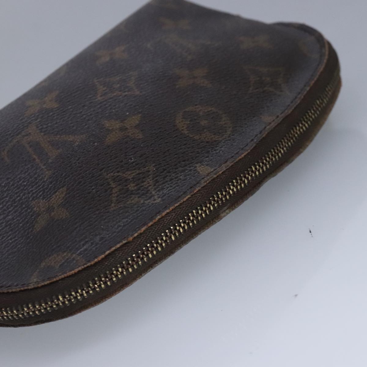 LOUIS VUITTON Monogram Pochette Cosmetic PM Cosmetic Pouch M47515 LV Auth 99649