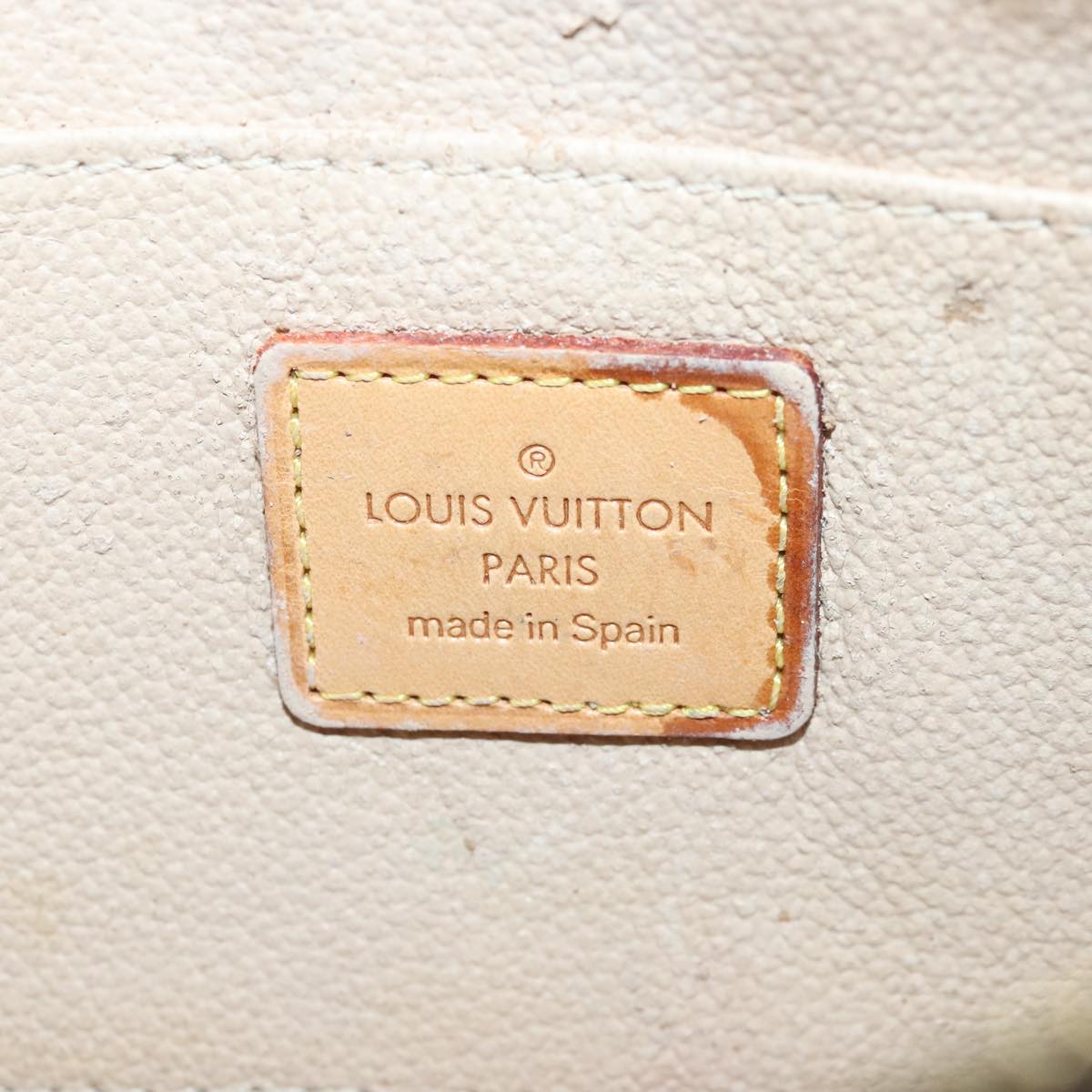 LOUIS VUITTON Monogram Pochette Cosmetic PM Cosmetic Pouch M47515 LV Auth 99726