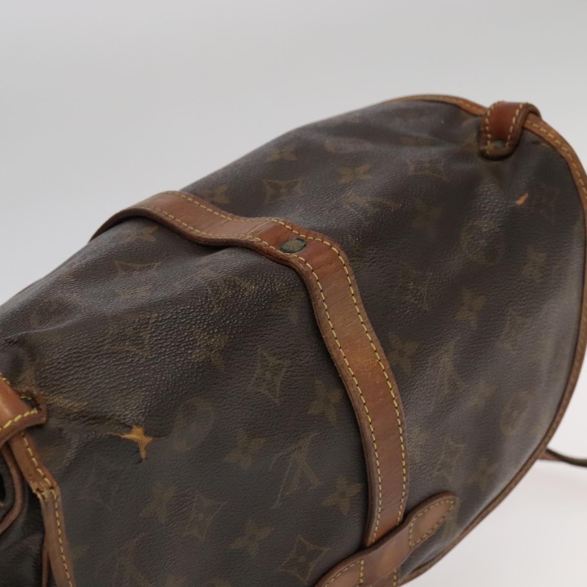 LOUIS VUITTON Monogram Saumur 30 Shoulder Bag M42256 LV Auth 99734