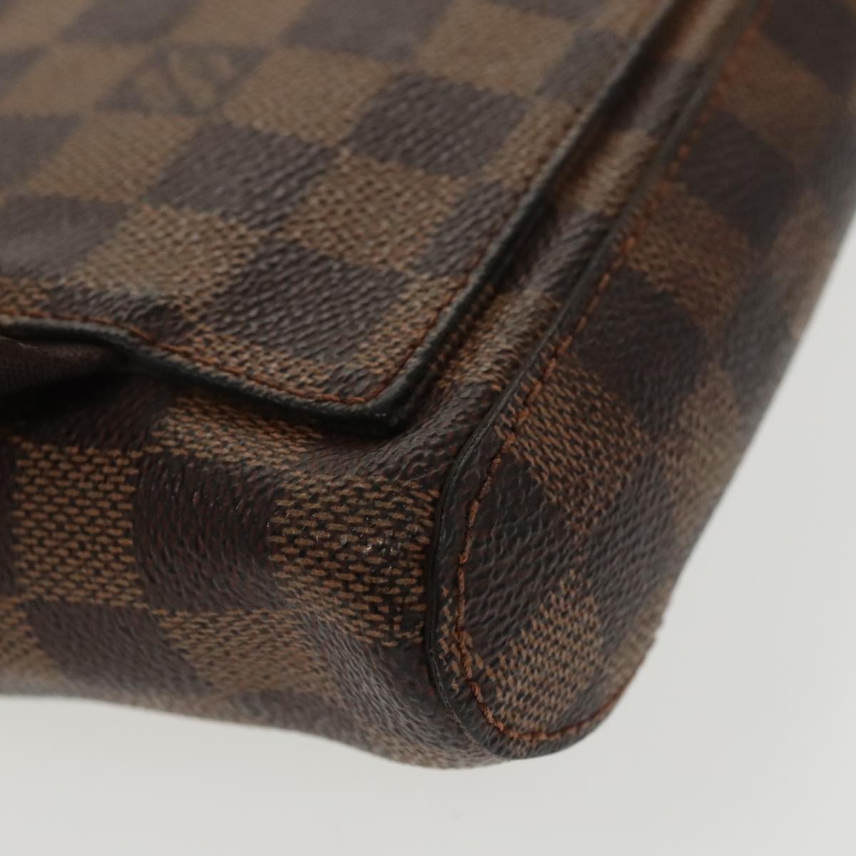 LOUIS VUITTON Damier Ebene Geronimos Shoulder Bag N51994 LV Auth 99744