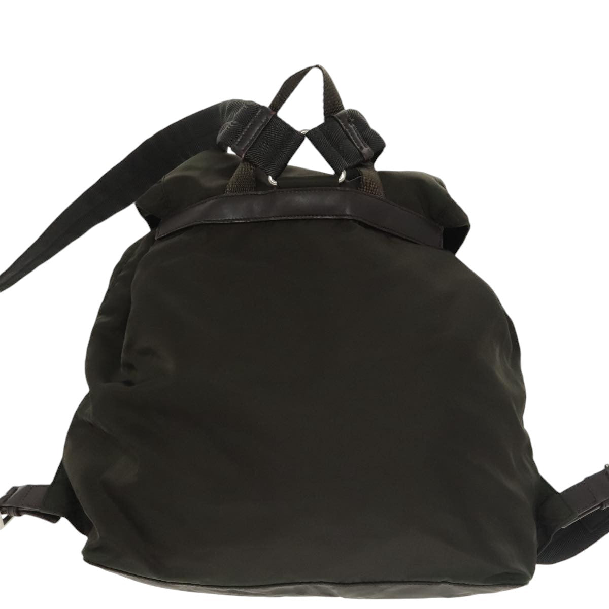 PRADA Backpack Nylon Khaki Auth 99752