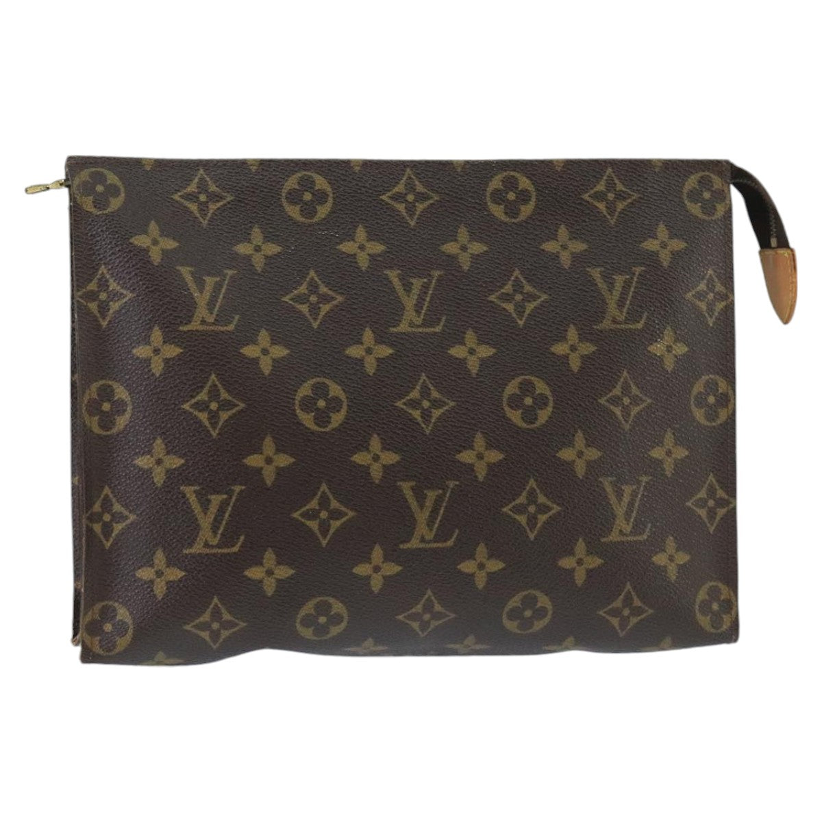 LOUIS VUITTON Monogram Poche Toilette 26 Pouch M47542 LV Auth 99782